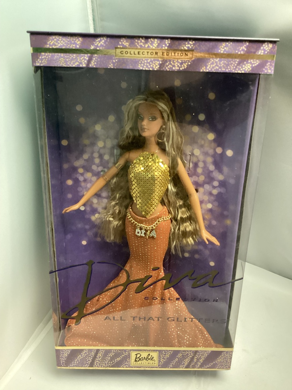 2002 Barbie Diva Collection All That Glitters Collector Edition Doll NIB 55426